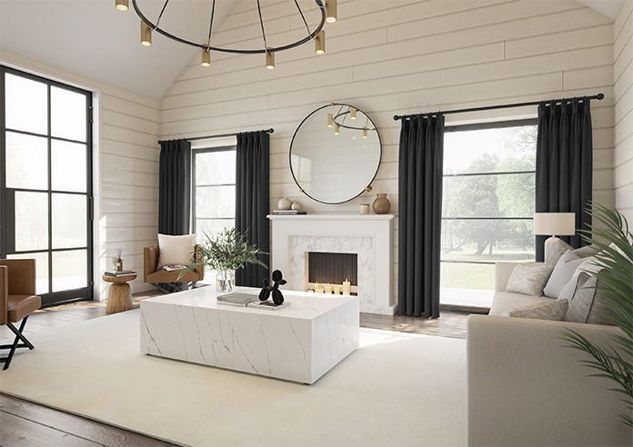 Tussah, Anthracite - Made to Measure Curtains - Image 8